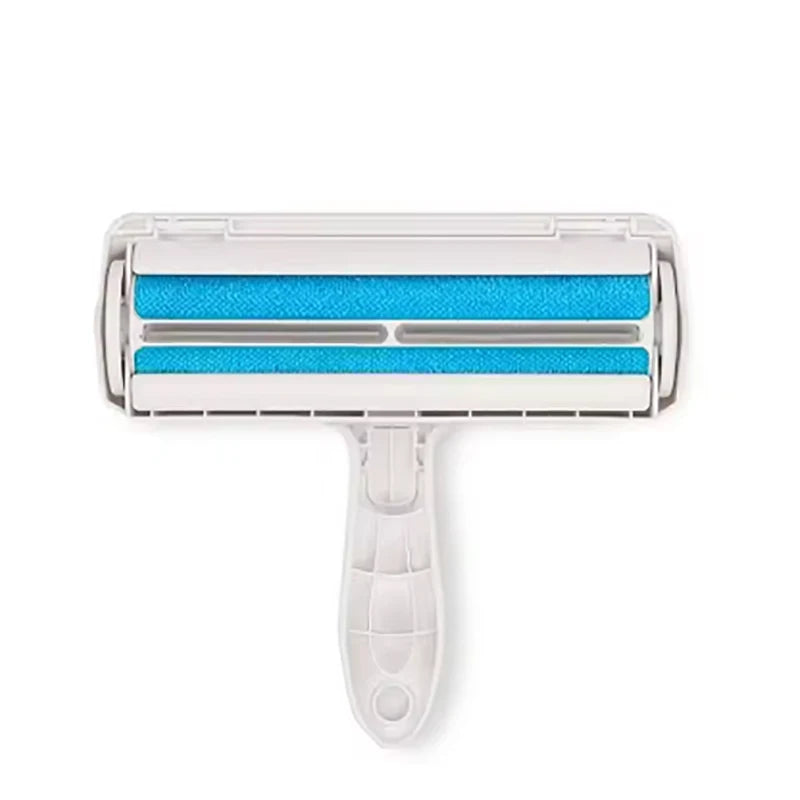 Pet hair remover for cats and dogs reusable self-cleaning cotton plush roller set suitable for beds sofas carpets cat beds